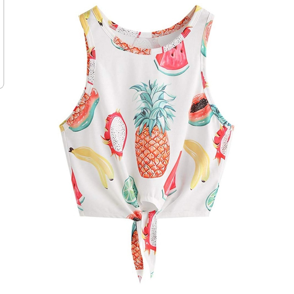 Fruit Crop Top Tank